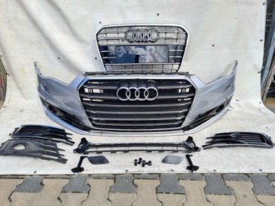Бампер перед kompletny audi a6 c7 lift pdc фото №1