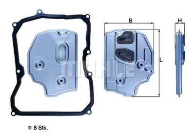 ФИЛЬТР КОРОБКИ ПЕРЕДАЧ KNECHT HX 150KIT