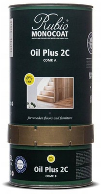Rubio Monocoat Oil Plus 2C Olej Jednowarstwowy do drewna Silver Grey 1,3L