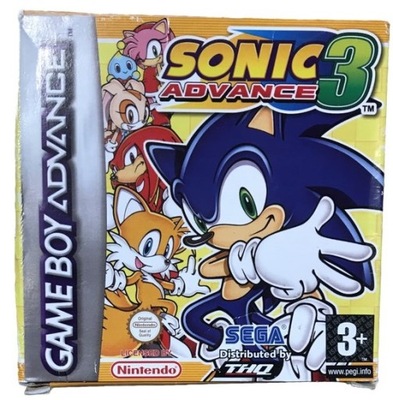 SONIC 3 ADVANCE GAME BOY ADVANCE