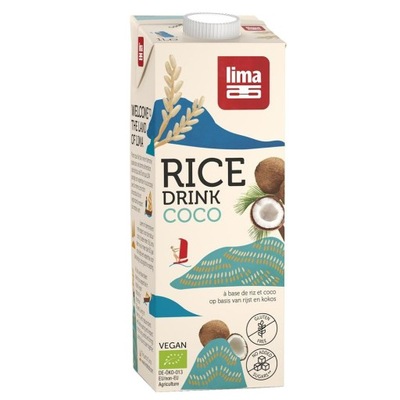 Napój Ryżowo-Kokosowy Bez Laktozy Bezglutenowy 1l