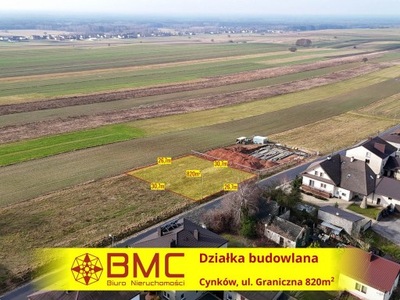 Działka, Cynków, Koziegłowy (gm.), 820 m²