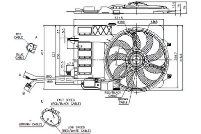 Nissens 85124 вентилятор, охолодження двигуна фото №1