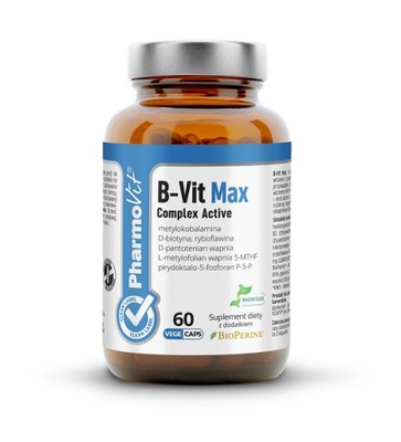 Pharmovit B-Vit Max Complex Active 60 kapsułek