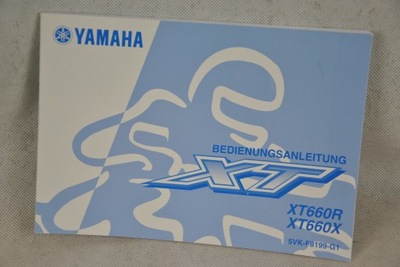 Instrukcja Obsługi Książka Yamaha XT 660 Z