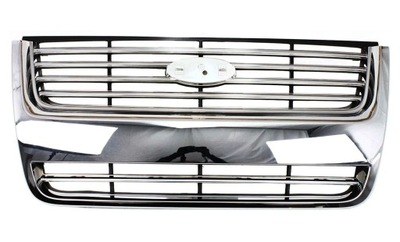 Решётка радиатора перед хром ford explorer 06-10 фото №1