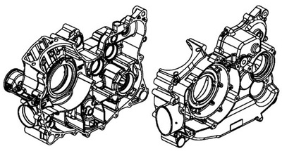 КАРТЕР ДВИГАТЕЛЯ KYMCO MXU/UXV 700 1110A-LKM5-305