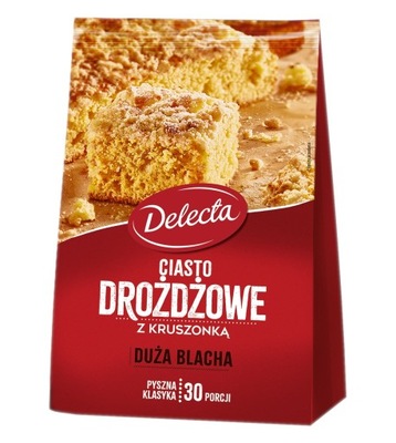 Ciasto drożdżowe DELECTA z kruszonką mieszanka