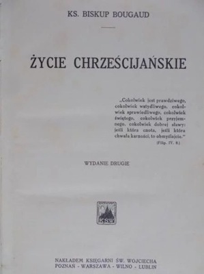 Życie Chrześcijańskie 1925r