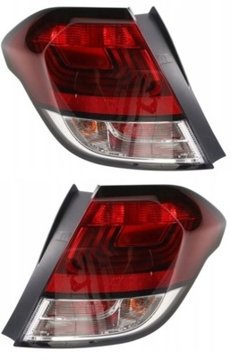 Citroen c4 b7 2015- лампа задня комплект зовнішня фото №1