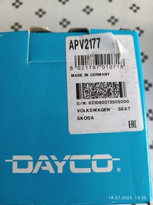 DAYCO APV2177 ROLL KIERUNKOWA / RUNNING BELT  