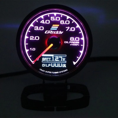 GREDDI BOOST GAUGE WATER ТЕМПЕРАТУРЫ 7 COLORS LCD DISPLAY ТУРБИНЫ OIL PRESSUR~72405