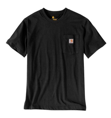 CARHARTT koszulka z kieszonką K87 czarna XL