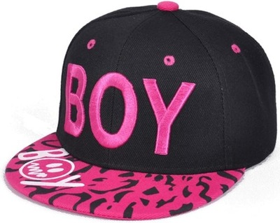 CZAPKA Z DASZKIEM BEJSBOLÓWKA W STYLU HIP HOP SNAPBACK LEOPARD BEJSBOLOWA