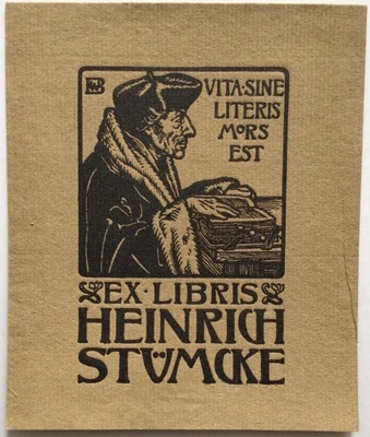 Ex-libris Heinrich Stumcke