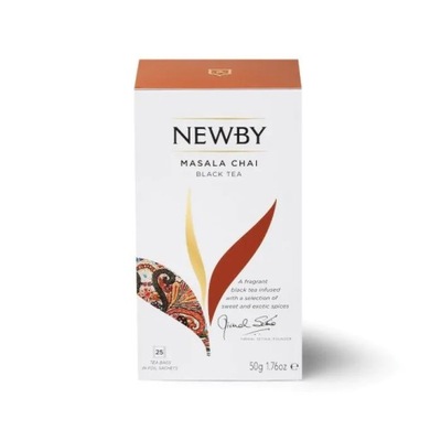 Newby Herbata Masala Chai ekspresowa 50 g,25 saszetek