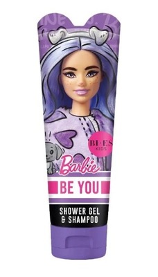 BI-ES Kids 2 w 1 żel pod prysznic+szampon Barbie be you 240 ml