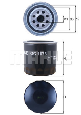 FILTROS ACEITES KNECHT OC 1673  