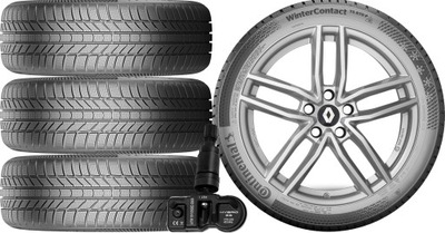 NUEVO RUEDAS INVIERNO RENAULT FLUENCE CONTINENTAL 205/55R17+TPMS  