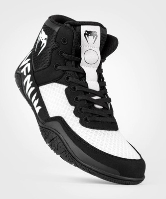 Venum Buty Zapaśnicze Elite Wrestling Black/White 44.5