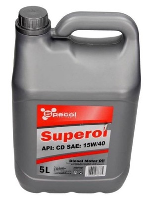 ACEITE 15W-40 SUPEROL CD 5L  