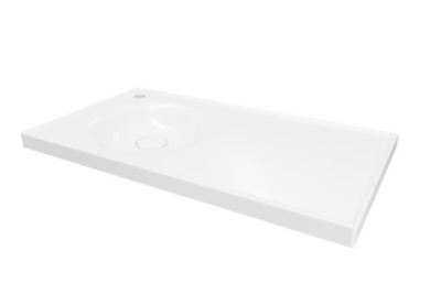 Umywalka meblowa GoodHome Kentia 80 cm biała