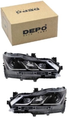 2x фара лампа передня ліва + права toyota corolla e21 1.6 2019- фото №1