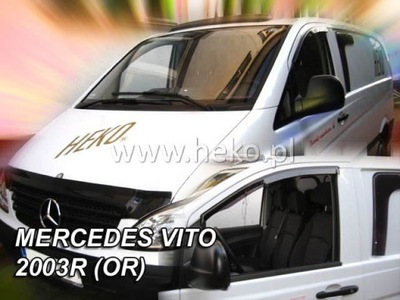 DEFLECTORES HEKO MERCEDES VITO 2003-2014 2 PIEZAS  