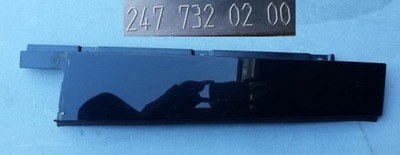 Молдинг стойка дверь правый задняя mercedes glb 247 x247 2477320200 фото №1