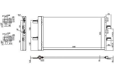 NISSENS КОНДЕНСАТОР КОНДИЦИОНЕРА BMW 1 F40 2 F45 2 GRAN КУПЕ F44 2