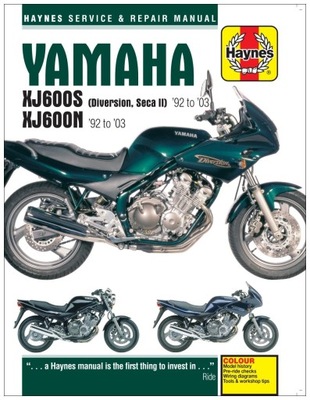 YAMAHA XJ 600 S DIVERSION SECA II (92-03) MANUAL REPARACIÓN 24H  