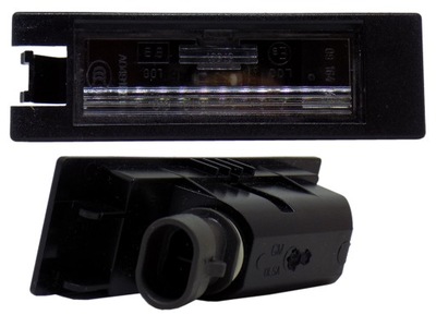 Opel atstra chevrolet лампа освітлення номерного знака фото №1