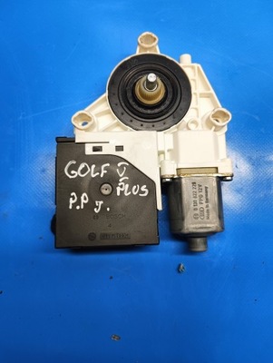 Моторчик стекло модуль правый перед vw golf v plus фото №1