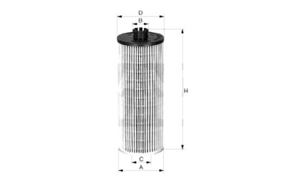 MANN-FILTER FILTRAS ALYVOS MAN TGA D2868LF02-D2868LF07 07.07-04.08 