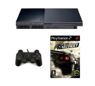 PS2 Slim Komplet Gra Pad Okablowanie