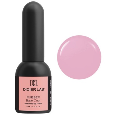 Didier Lab Baza Kauczukowa Do Paznokci Rubber Base Japenese Pink 10 ml Róż