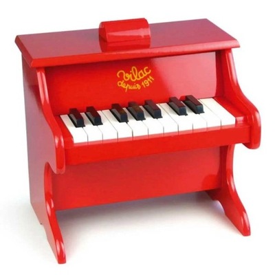 Vilac: drewniane pianino czerwone Mini Piano