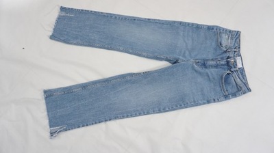 BERSHKA spodnie jeansy prosta nogawka r 34 k1