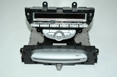 Радио считыватель cd панель радио 3454566 mini one cooper r55 r56 2007- фото №1