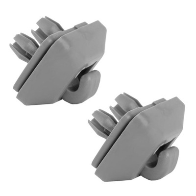 2 PIEZAS AUDI SOPORTE A4 B6 B7 B8 B9 GANCHO TAPONES GRIS  