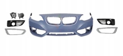 Bmw 2 f22 f23 f87 2014+ бампер передній перед фото №1