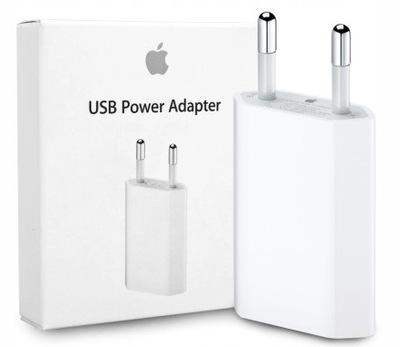 Ładowarka sieciowa Apple USB do Apple 1000 mA 5 V MD813ZM/A biały