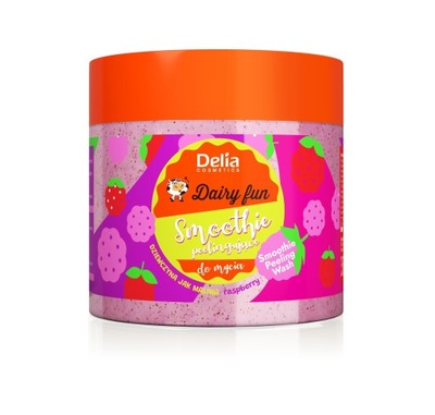 DELIA Dairy Fun peelingujące smoothie malina