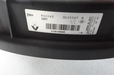 Pas передний renault grand scénic iii jz0/1_ 214810898r 1.5l дизель 81kw фото №1