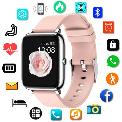 INTELIGENTNY ZEGAREK PULSOMETR SMARTWATCH DAMSKI