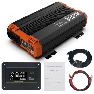 BALASTO DE AUTOMÓVIL 3000W 24V 230V SINUS LCD  