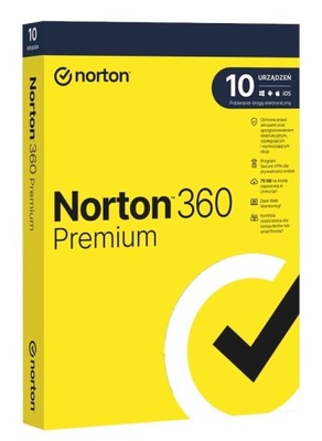 Norton 360 Premium 10 urządzeń VPN 75GB BOX PL