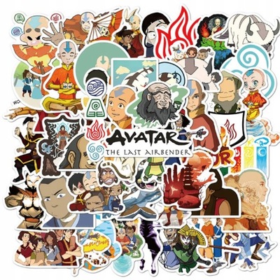 100 VIENETŲ LAST AIRBENDER CARTOON DLA SNOWBOARD LOK6512 