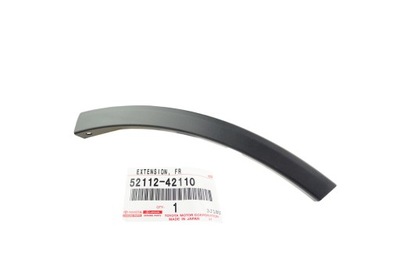 Молдинг накладка решітка радіатора заглушка бампера перед права toyota rav4 iv 15-18 фото №1