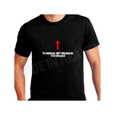 Koszulki chrześcijańskie S - NIELEGALNA KOSZULKA